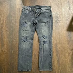Abercrombie Mens Black/Grey Jeans